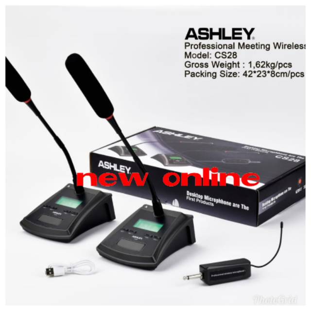 Mic meja Ashley meeting wireless microphone CS28