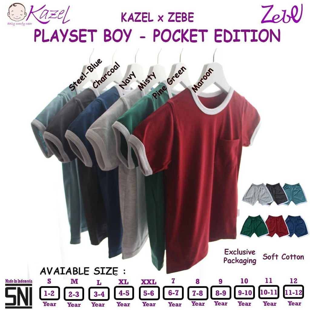 Kazel x Zebe Playset Boy - Pocket Edition (Warna Random)