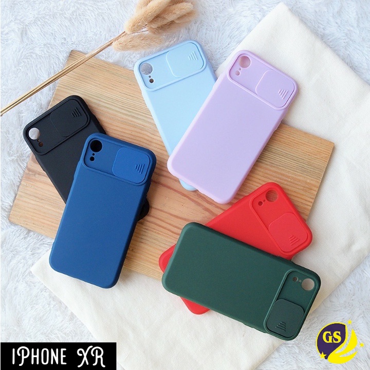 Iphone 12 11 Pro Max XS Max XR X Slide Case Camera Push Pull Baby Softcase Rubber Matte Candy Silicone Sliding Casing