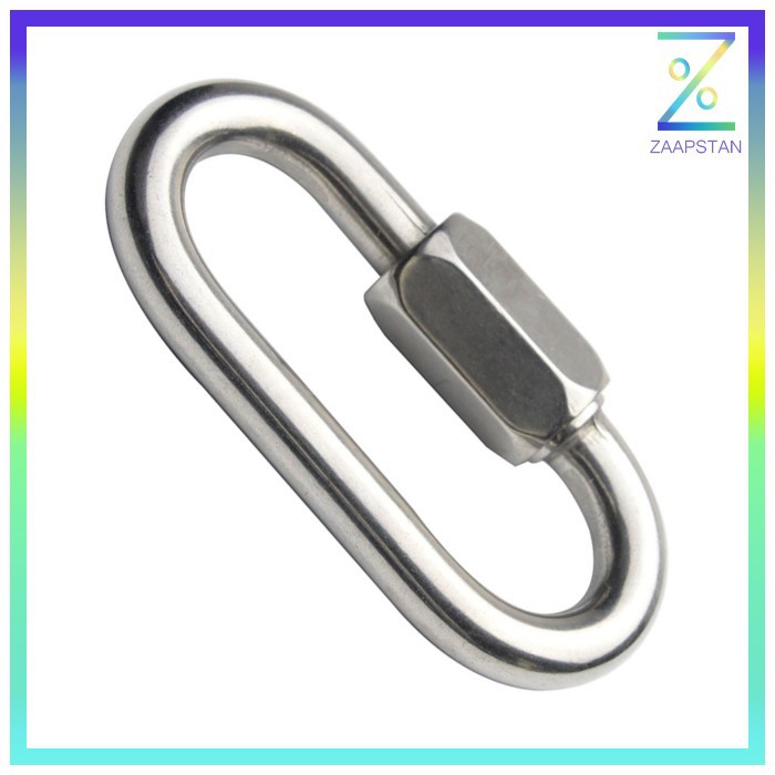 Xinda Karabiner Safety Lock Stainless Steel - XD-8619 - Silver