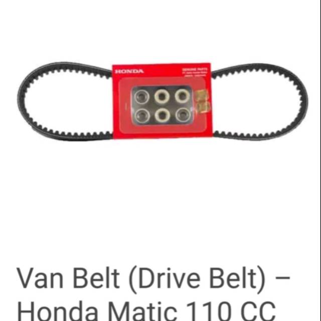 23100-KZL-BA0 Vanbelt kode part kzl beat f1 scoooy f1 vario 110 f1 spacy f1 2012 - 2014 ori Honda