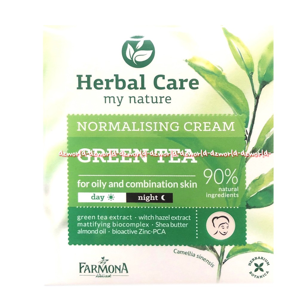 Herbal Care My Nature 100ml Normalising Cream Green Tea For Oily And Combination Skin