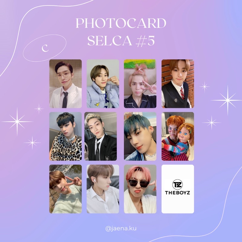 [THE BOYZ] PHOTOCARD SELCA #5 THE BOYZ ‼️BACA DESKRIPSI‼️