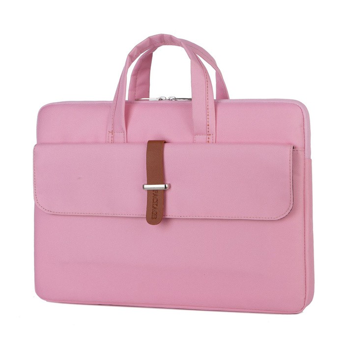 Tas Laptop Jinjing briefcase pink 13inch