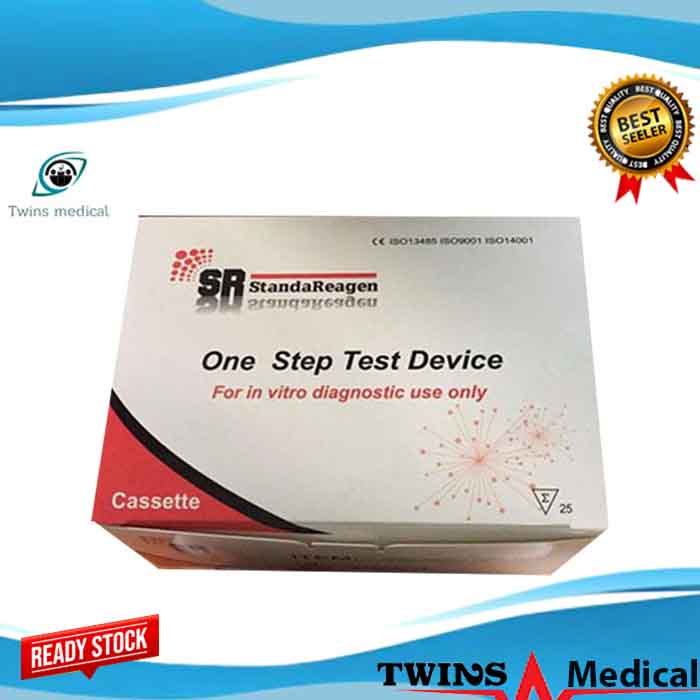 R4p1d T3st Typhoid IgG IgM Cassette SR StandaReagen Isi 25 Tes Tipes