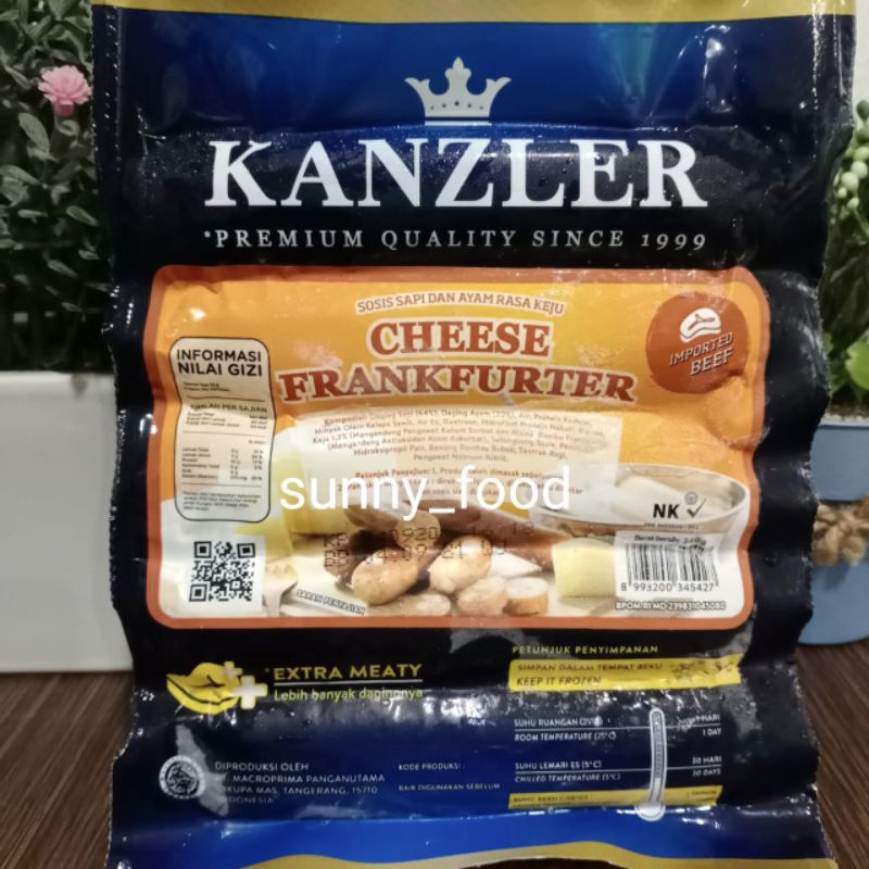 

sosis kanzler / kanzler cheese frankfurter