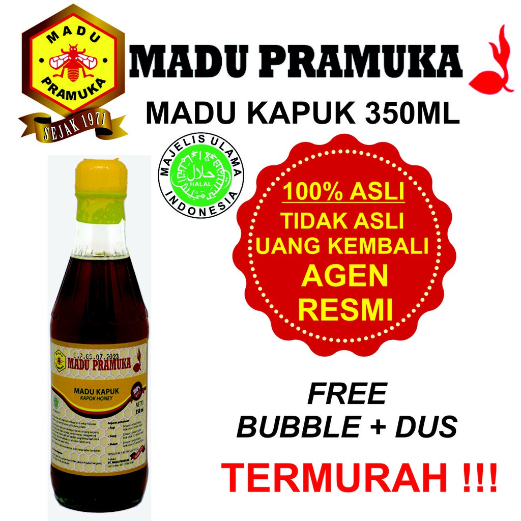 

Madu Pramuka Asli Madu Kapuk 350ml