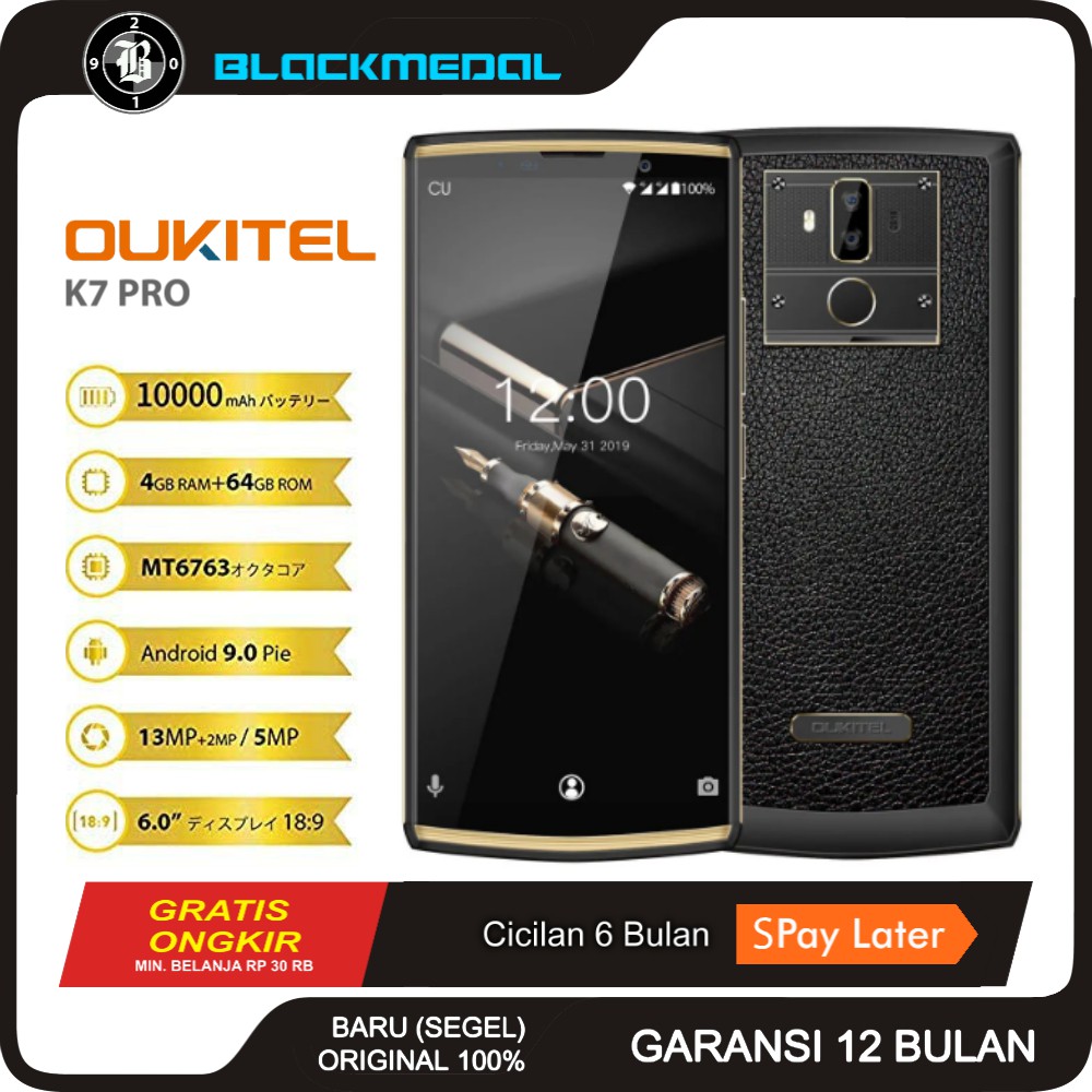 Oukitel K7 Pro 6 Inch 10000mAh 4G LTE 4GB Ram 64GB Rom Android 9