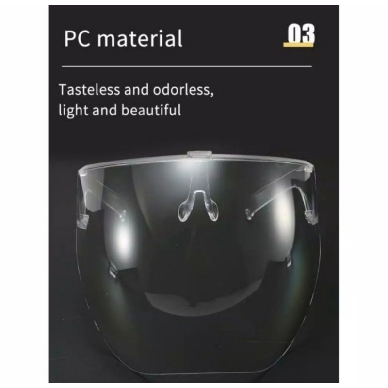 Face shield Akrilik Premium Acrylic - Faceshield Kacamata Sultan Akrilik Face Shield Nagita Acrylic