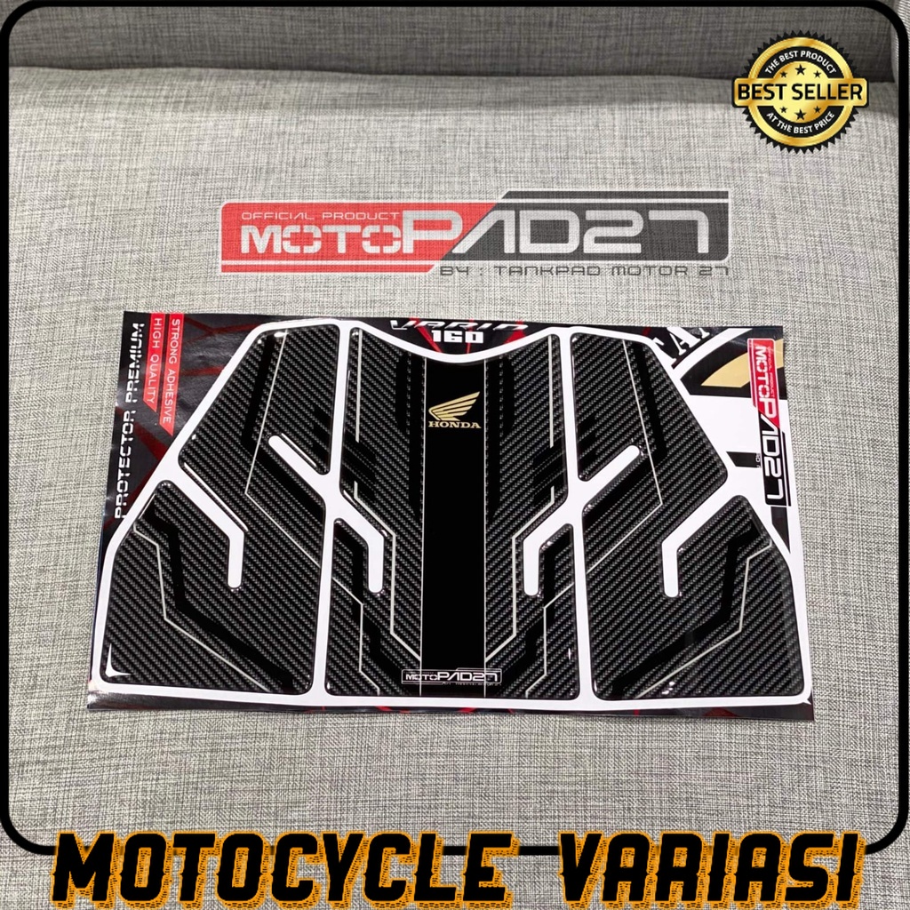 MOTOPAD27 Sticker stiker DECKPAD NEW HONDA VARIO 160 Resin Timbul Premium Presisi