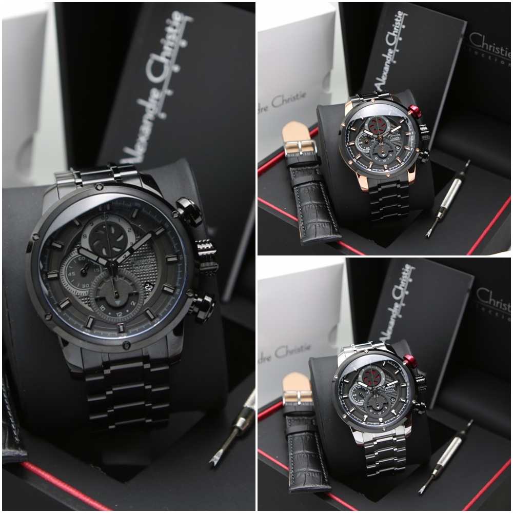 Jam Tangan Pria Alexandre Christie AC 6239 AC6239 MC Original Garansi Resmi 1 tahun Free strep