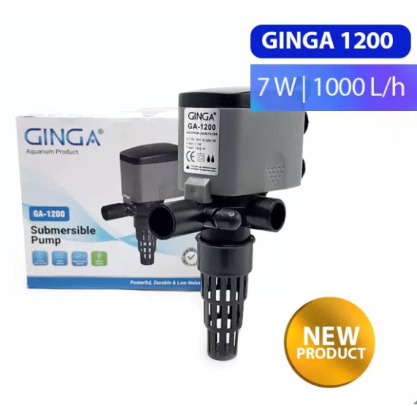 Pompa Aquascape Ginga  GA 1200 Low Watt /  Pompa Aquarium Ginga 1200