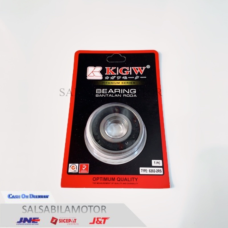 Bearing 6202-2RS KGW Klaher Laher Roda Depan/Belakang Vixion-Byson-Scorpio-R15 V2/V3-Mx king-Xabre-M