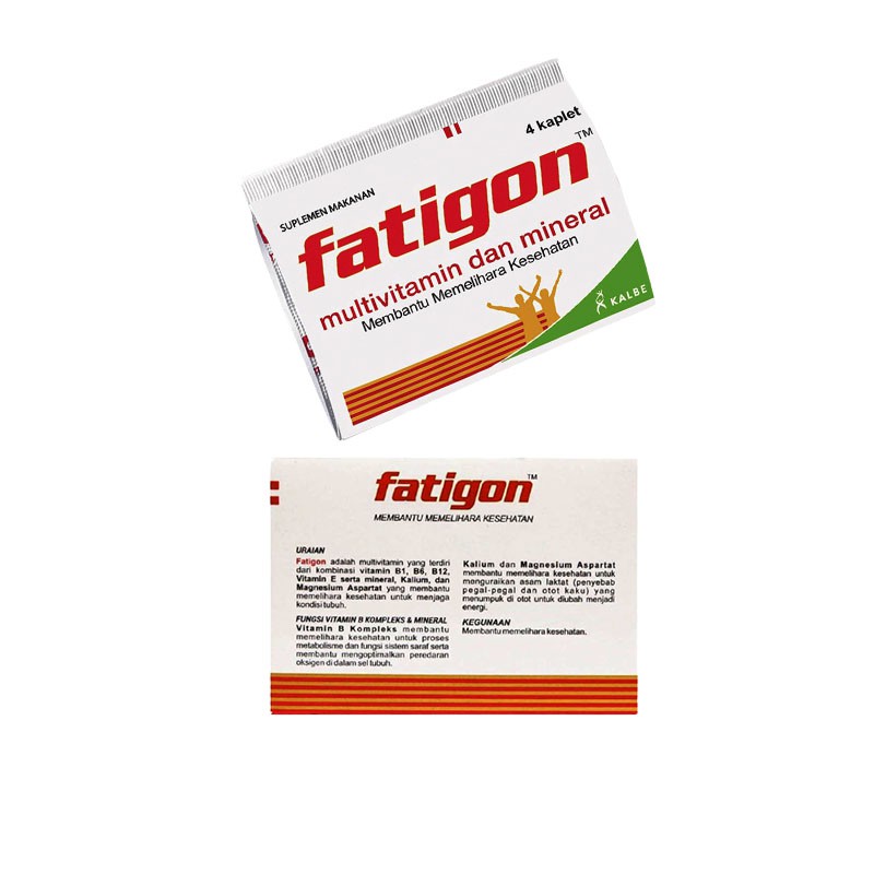 [ECER] Fatigon Multivitamin &amp; Mineral 1 Strip 6 Kapsul