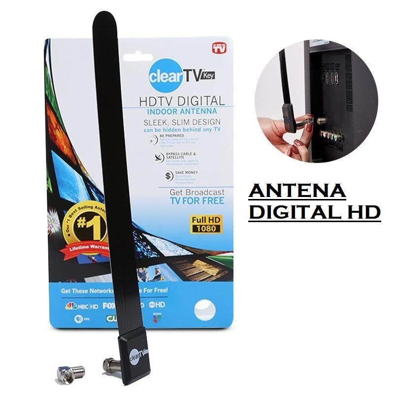 AN20-Clear TV Key HDTV Antena Indoor Digital