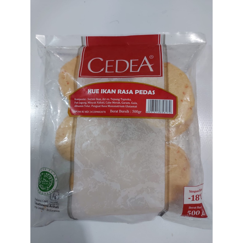 

Cedea Kue Ikan Rasa Pedas 500g | Cedea Spicy Fish Cake