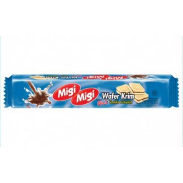 

MIGI MIGI WAFER KRIM rasa VANILA 11g MURAH 1 PCS