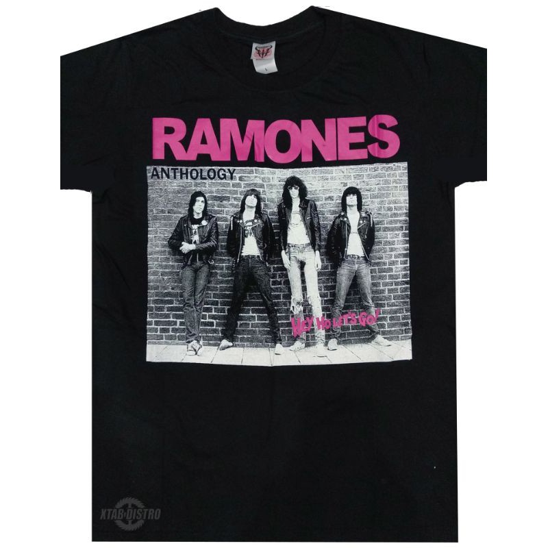 kaos RAMONES 3 / Premium Tshirt ramones / HEY HO LETS GO / kaos band / hnm / rock n roll / punk rock