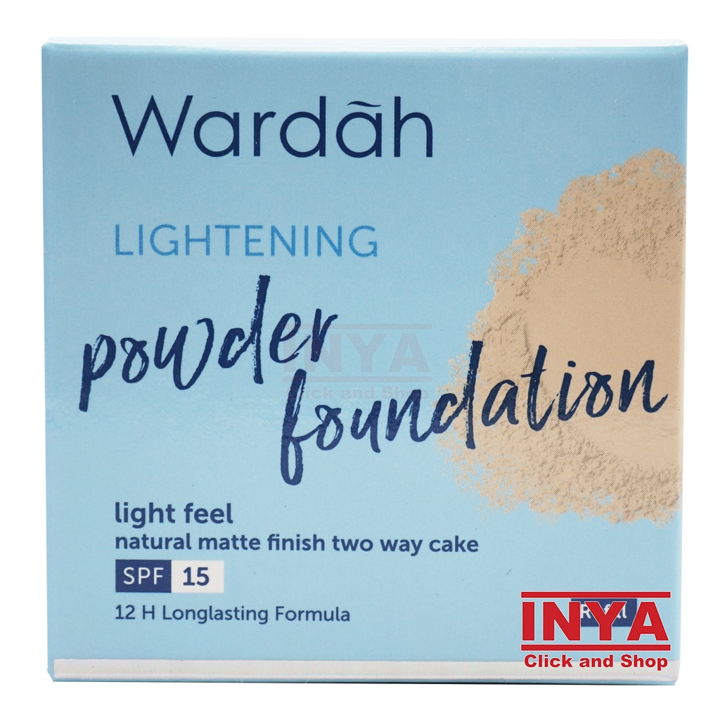 WARDAH LIGHTENING POWDER FOUNDATION 02 GOLDEN BEIGE 12gr REFILL