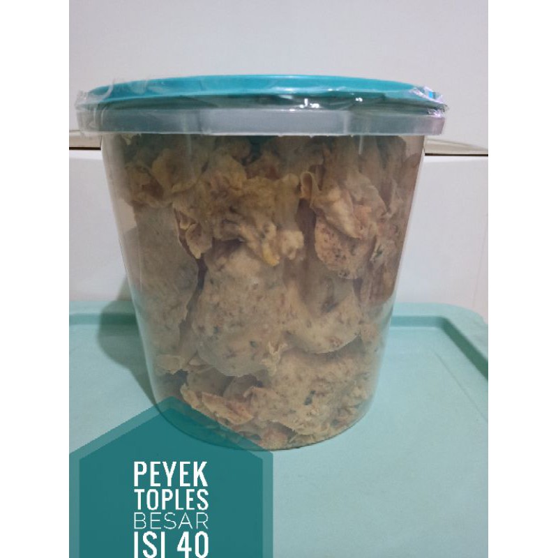 PEYEK TOPLES BESAR KERIPIK REBON TEMPE TERI KACANG TANAH KACANG IJO BAYAM RENYAH SNACK JAJANAN LAUK