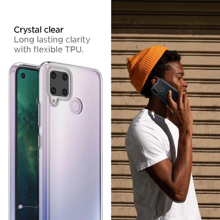 Case Realme C15 / C12 / C25 &amp; Narzo 20 / 30A Clear Case Tebal 2MM Transparant TPU Premium Softcase