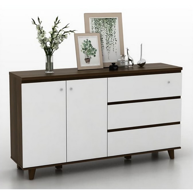 Bufet Oslo SB160 scandinavian buffet bupet multifungsi kabinet serbaguna kayu minimalis mewah