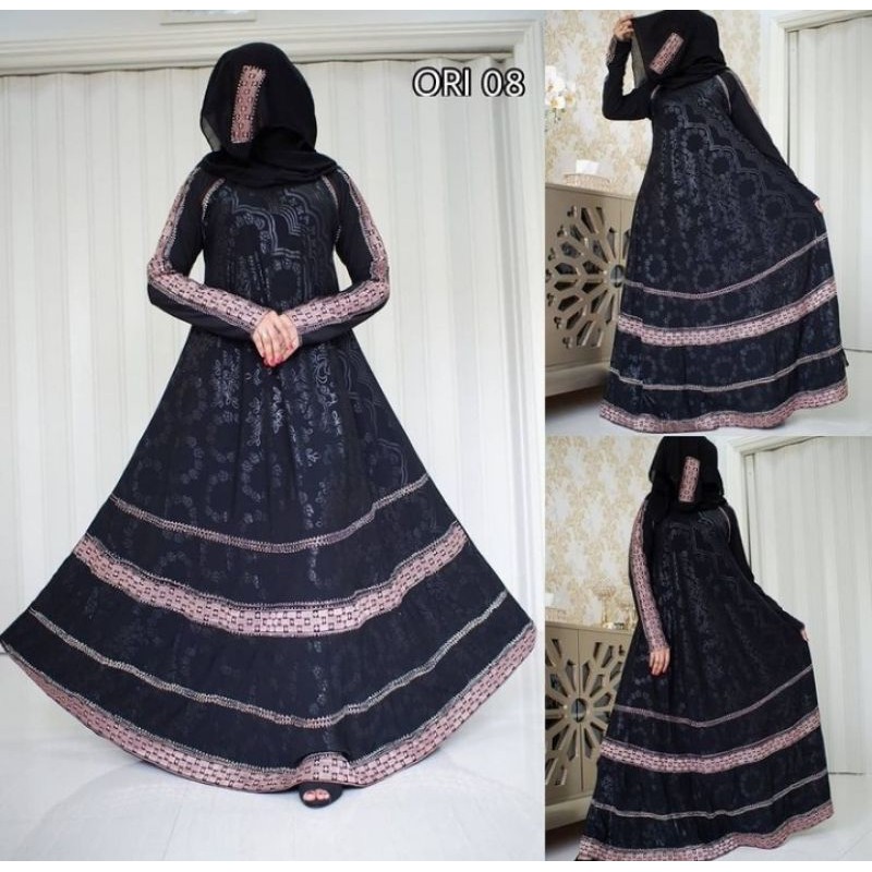ABAYA IMPORT SAUDI ABAYA DUBAI ABAYA ARAB ABAYA HITAM BY BAHASYIM STORE