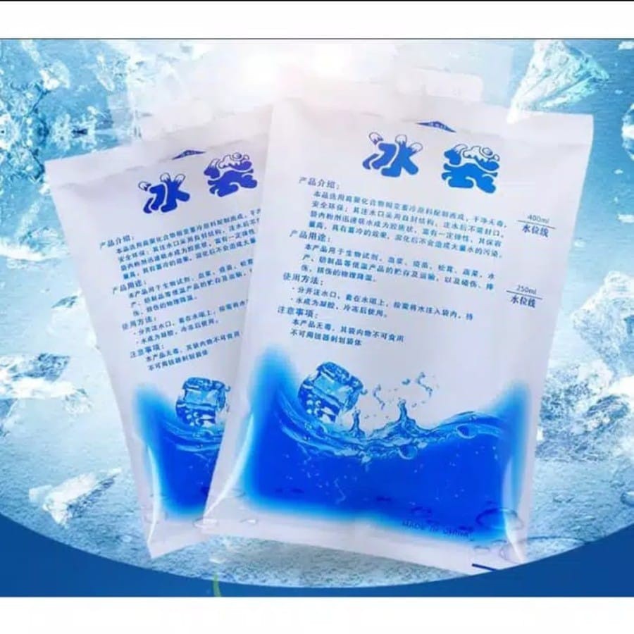 1 Pcs Ice Gel Pack 200ml Cooler Pendingin Alternatif es batu dry ice penyimpanan asi