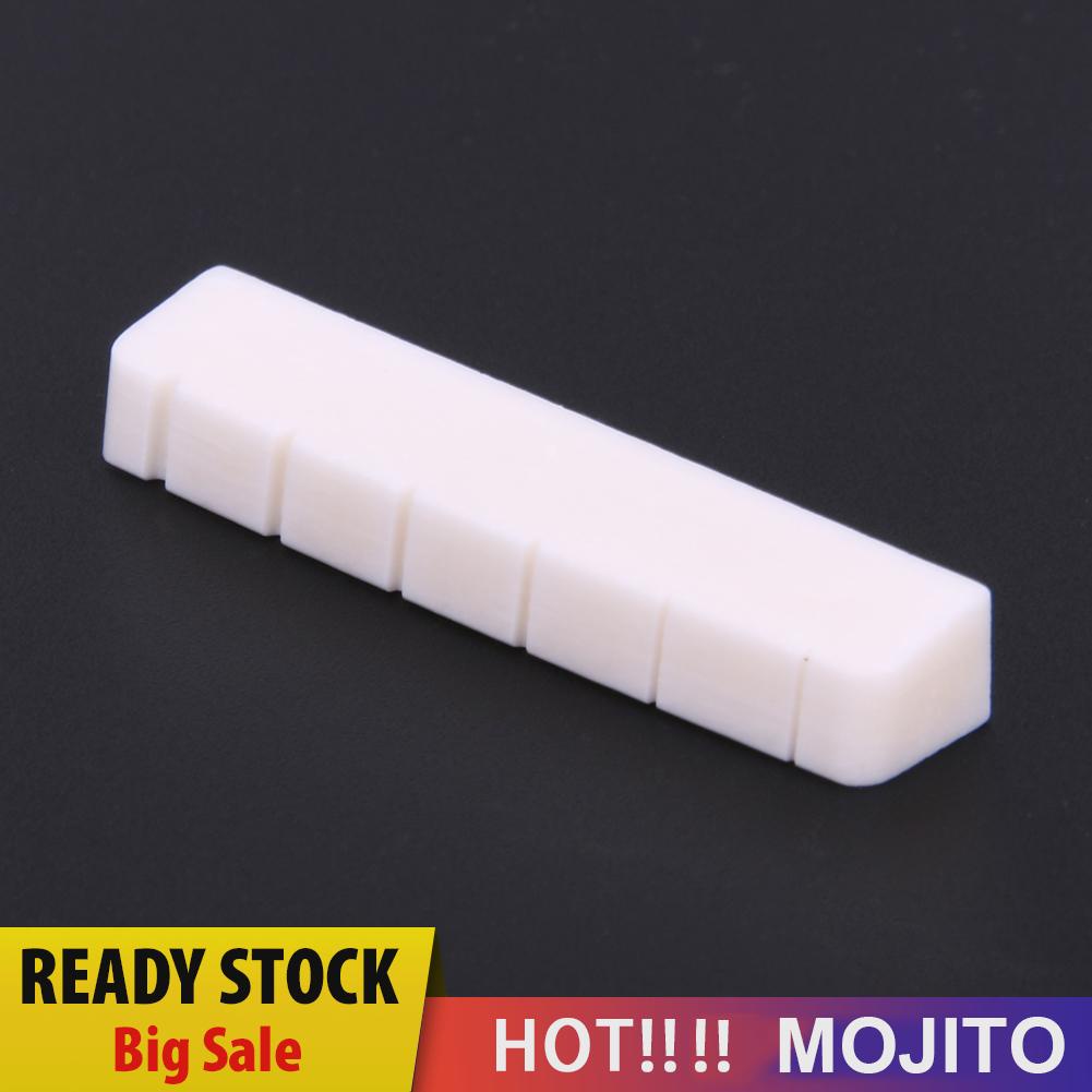 MOJITO 1pc 43mm Beige Buffalo Bone Nut for Les Paul LP 6 String Folk Guitar