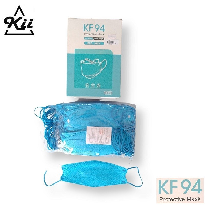 Masker Earlop KF94 Warna 4ply 50pcs - Masker Korea Earlop Anti Virus