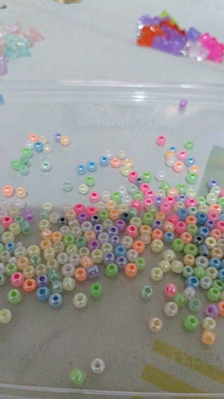 【cod Tangding】manik-manik Kaca Beras Krim Handmade Diy Ukuran 2 / 3mm Untuk Aksesoris Perhiasan