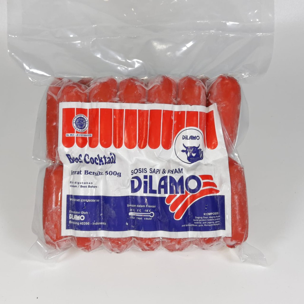 

Frozen Food Beef Cocktail Dilamo 500gr | Sosis Sapi