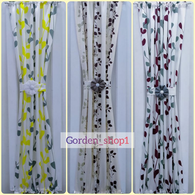 Gorden kupu ikat pita jendela minimalis/gorden jendela kupu