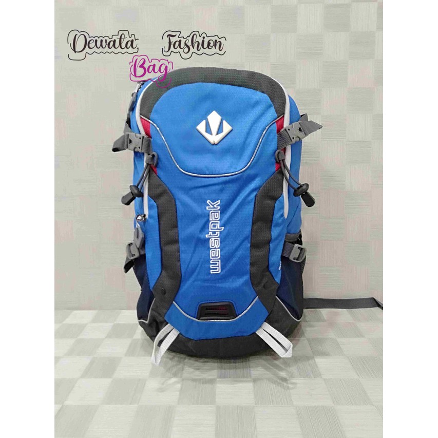 Jual Westpak Ransel Cowok Tas Punggung 63732 Blue List Black | Shopee ...