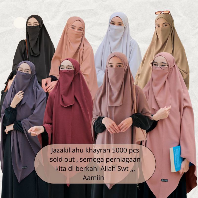 Saffana bergo by Azda