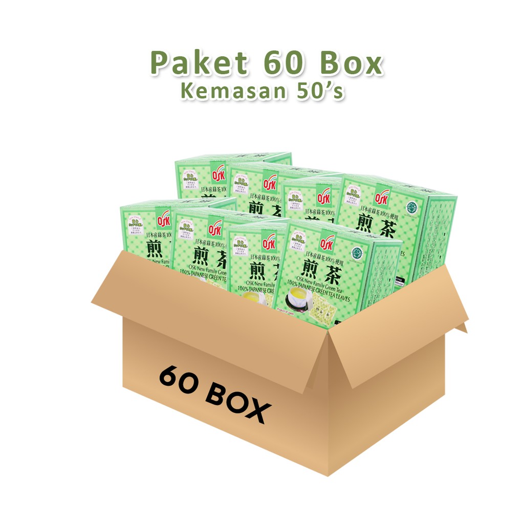 

OSK Japanese Green Tea 50's paket 60 box
