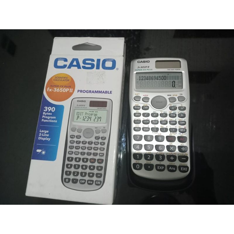 

kalkulator casio fx3650pIIl
