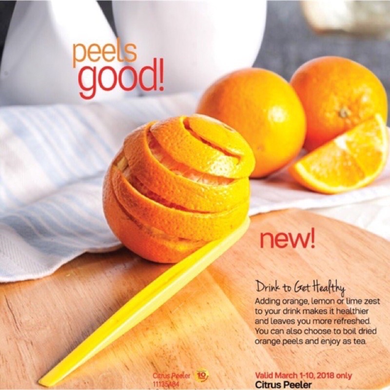 Tupperware Citrus Peeler/pembuka jeruk