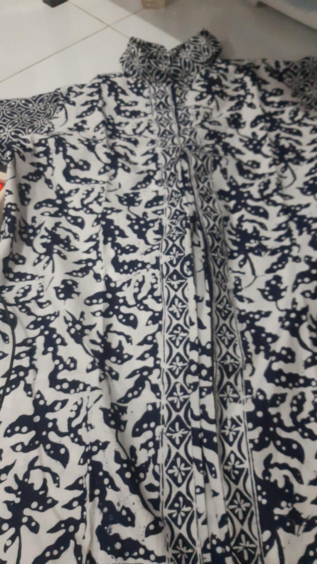 Tunik Batik Wanita Modern Cap Gipsi Batik Tunik Lapis Furing Trikot Dress Batik Terbaru