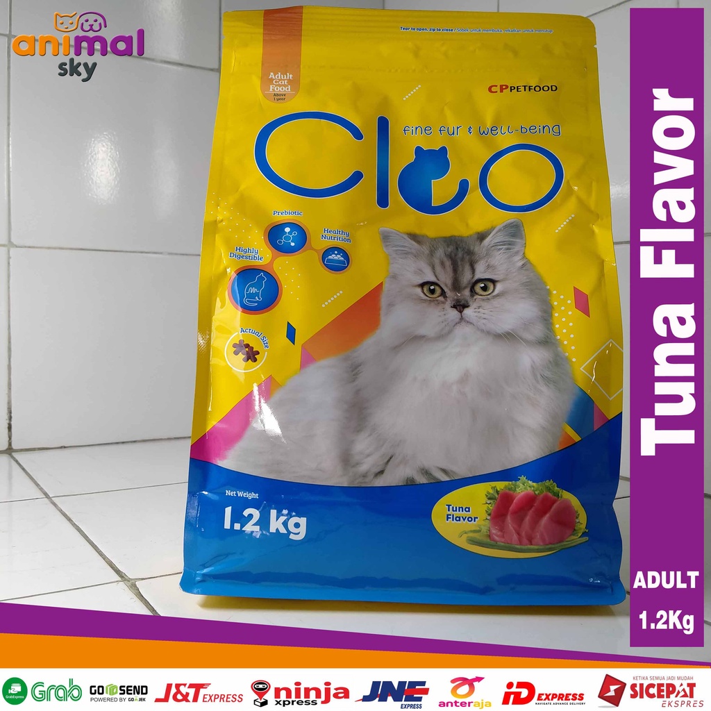 Makanan Kucing Cleo / Cleo Tuna Flavor 1.2kg Adult  / Cleo Adult Tuna 1,2kg / Cat Food / Original