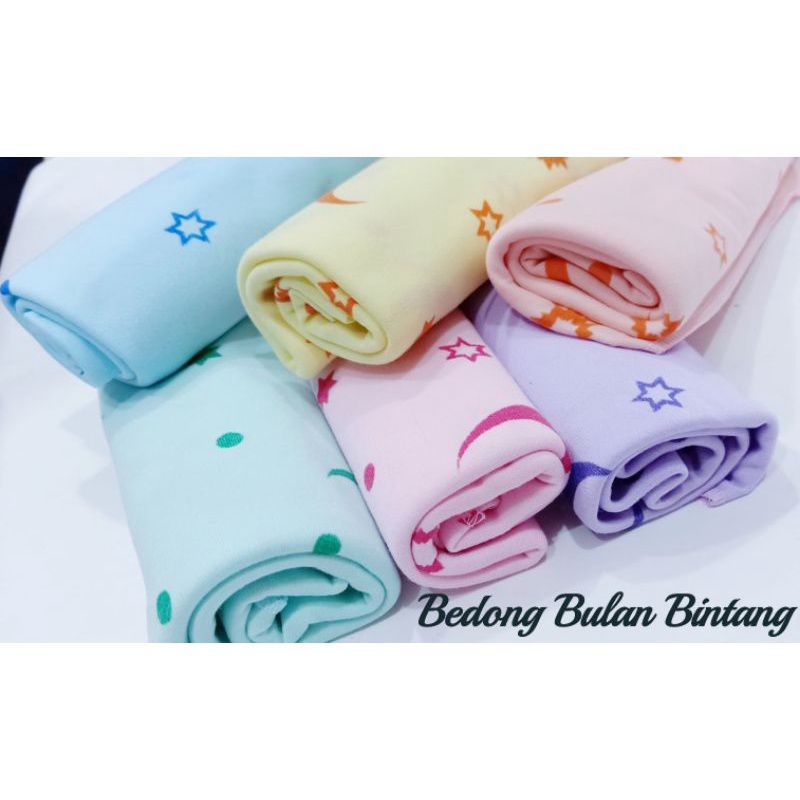 bedong bayi polos jumbo 110×90cm / bedong bayi bahan kaos katun premium isi 3pcs dan 4pcs