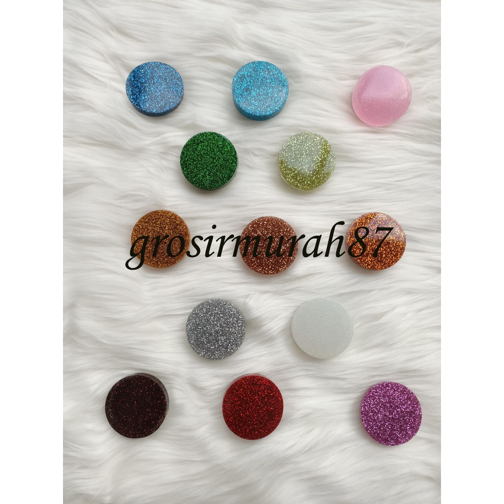 pop socket giptok gliter acrilyc akrilik aneka warna pilihan ready stok