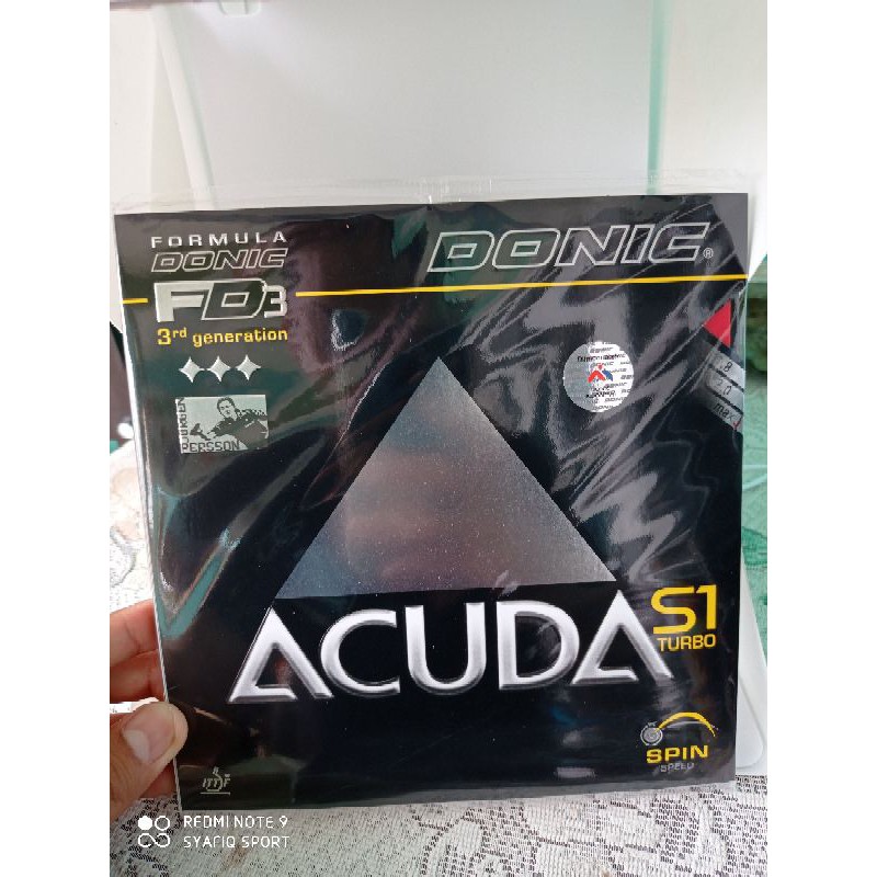 KARET TENIS MEJA DONIC ACUDA S1 TURBO