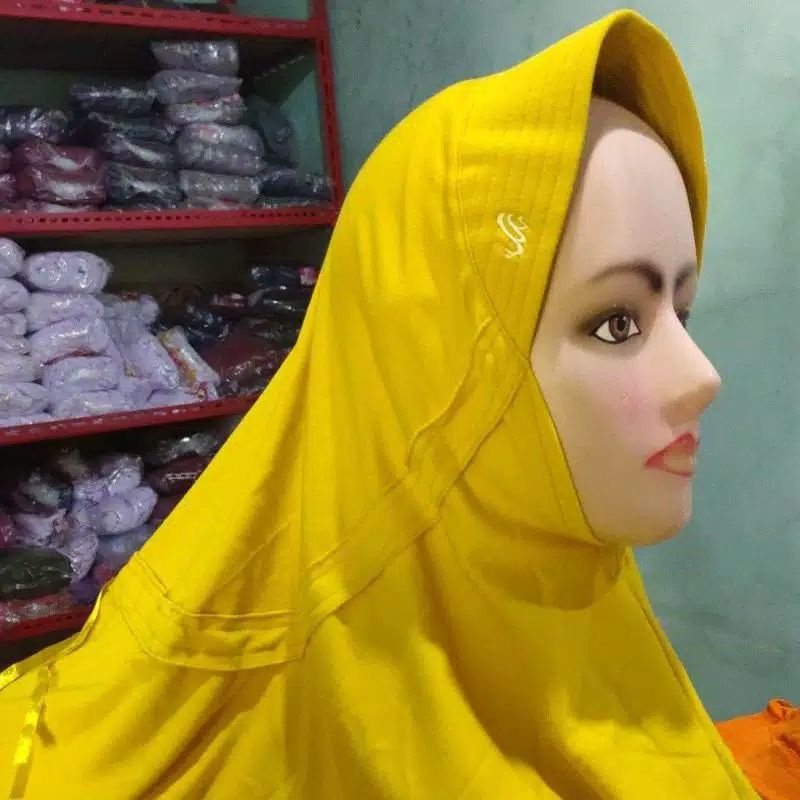 jilbab Rabbani Asli Innova LX Kerudung Sekolah size S M L-Kuning 440