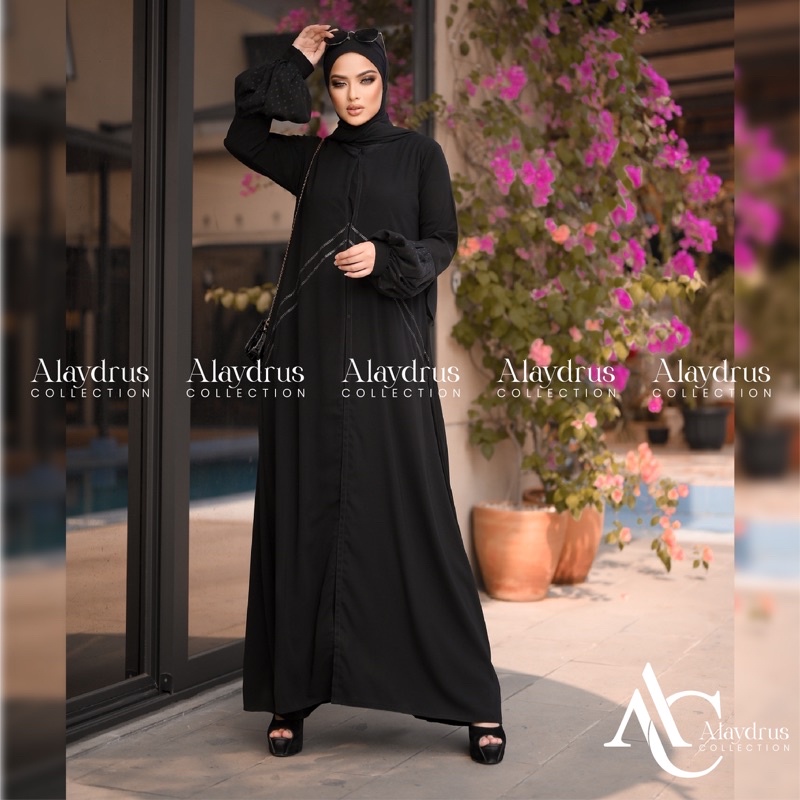 Abaya Gamis Maxi Dress Busana Muslimah Gamis Arab Saudi 863