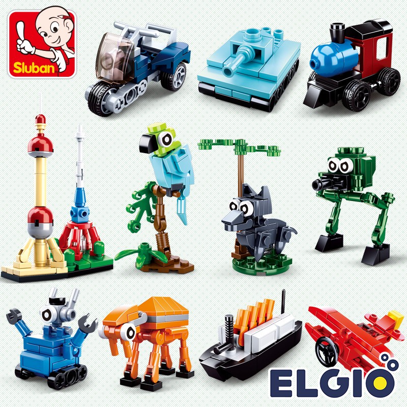 Sluban Bricks Builder Mobil Vehicle Robot Pesawat Sluban Bricks Builder Mobil Vehicle Robot Pesawat