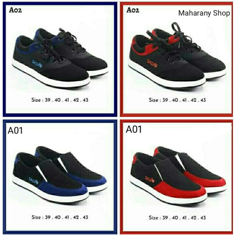 Sepatu Pria Kanvas Sneakers Slip On Tanpa Tali Sepatu Cowok Bertali Sport Shoes