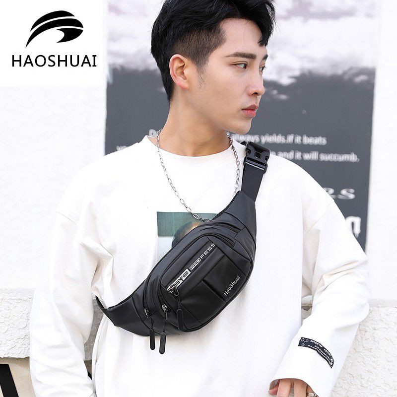 HAOSHUAI 802 ORIGINAL WaistBag Tas Selempang  Sling Bag Anti Air
