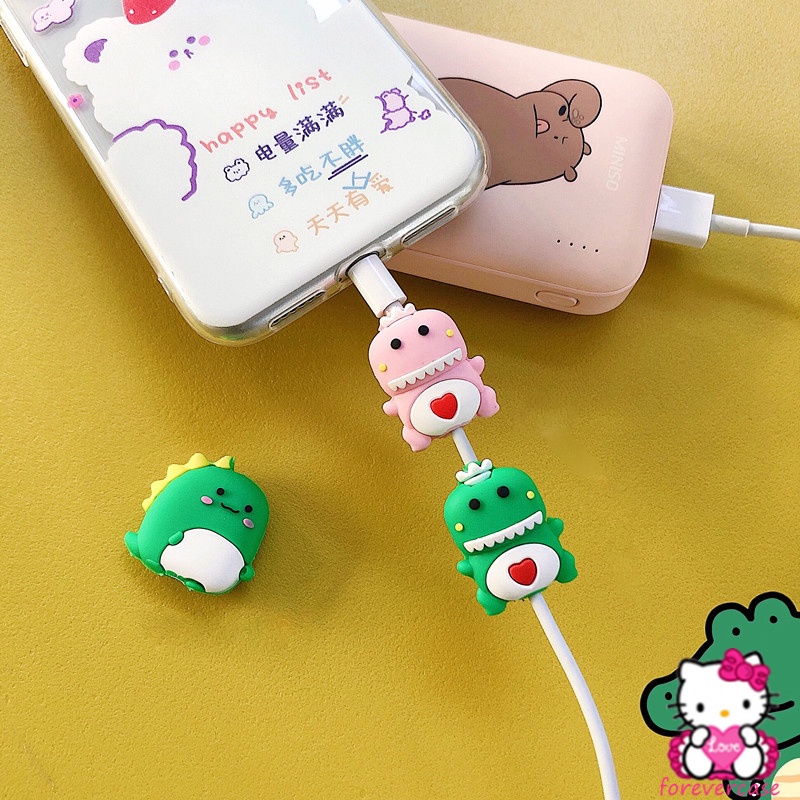 Cute Cable Protector Wire Wunder Date Line Cable for All Phone Bite Cartoon Cord Usb Charging Protective Cover Winder Organizer