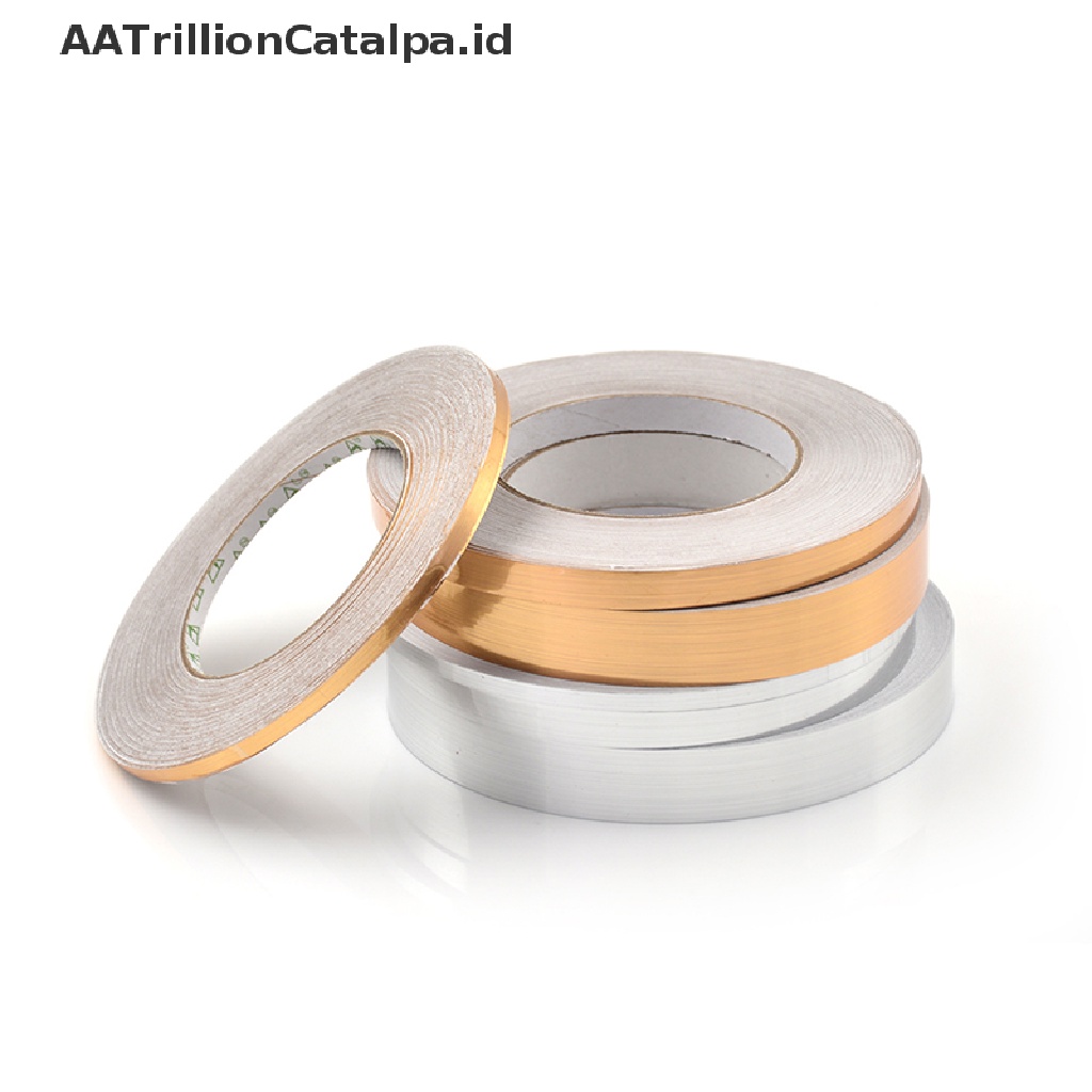 (Aatrillioncatalpa) Stiker Tape Foil Tembaga 50m Anti Air Untuk Lantai / Ubin